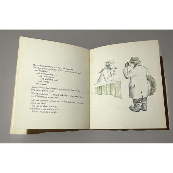 Vintage 1953 Lets Keep Christmas Peter Marshall Hardcover Dust Jacket Book - Picture 5 of 7